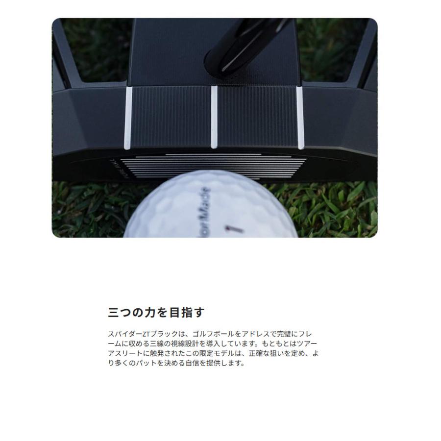 TaylorMade（テーラーメイド） 【USモデル】 Spider ZT Black パター