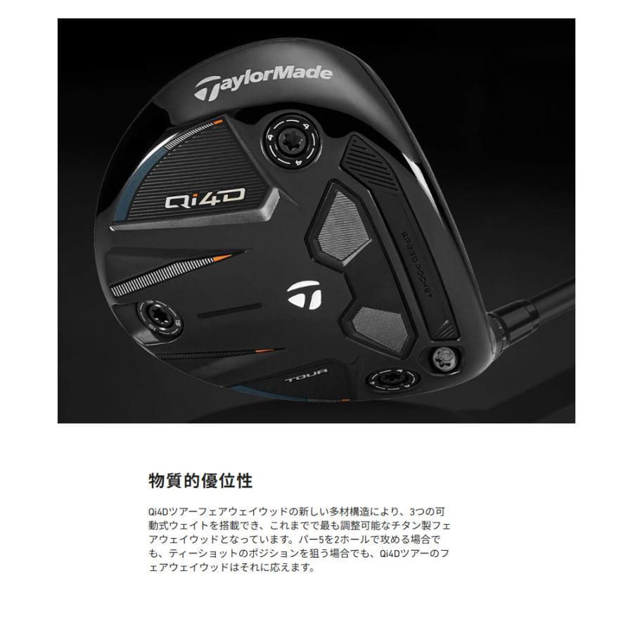 TaylorMade（テーラーメイド） 【USモデル】 Qi4D TOUR フェアウェイ