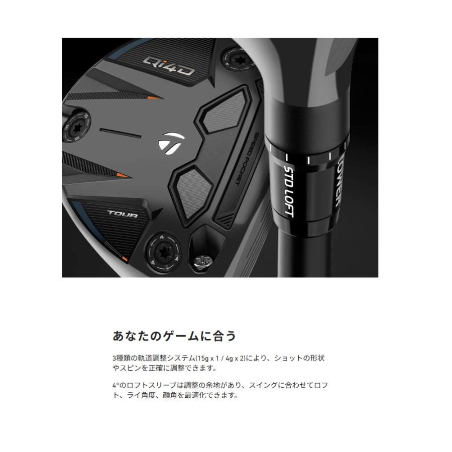 TaylorMade（テーラーメイド） 【USモデル】 Qi4D TOUR フェアウェイ