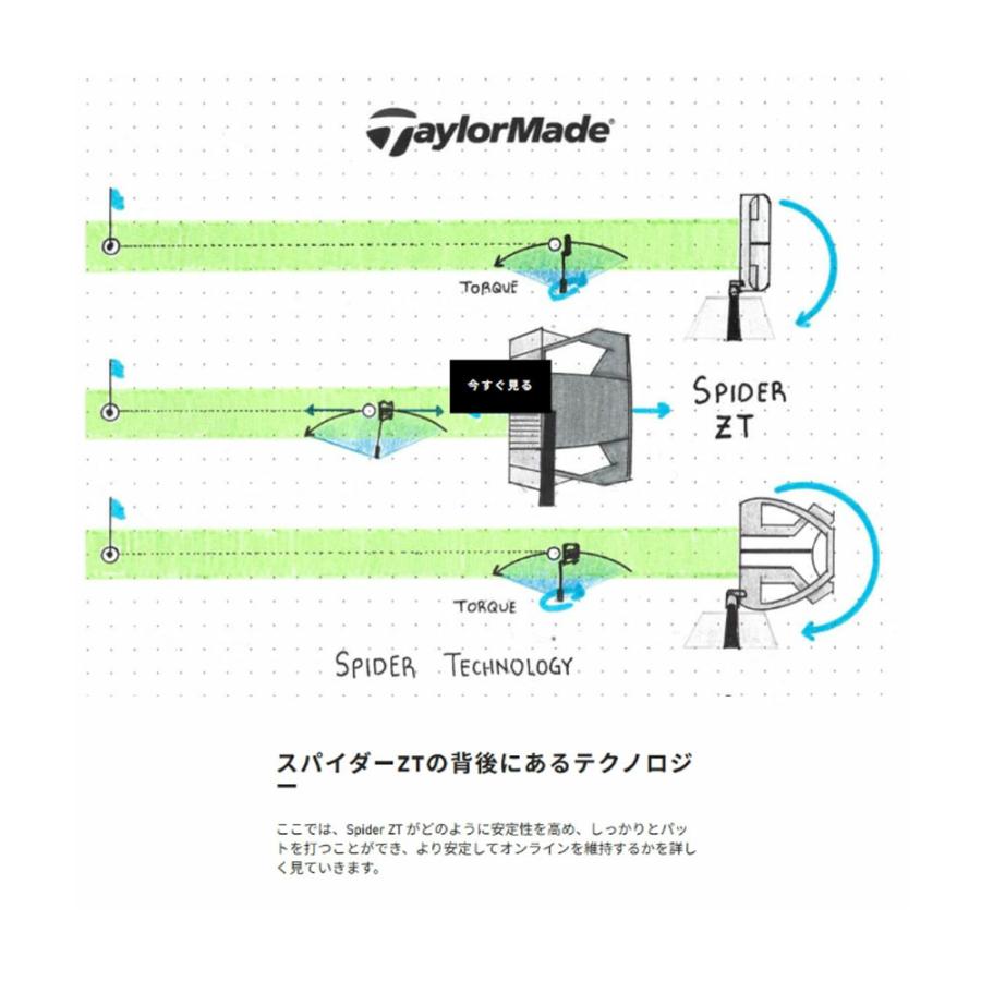 Titleist（タイトリスト） US輸入品 テーラーメイド Spider ZT Black
