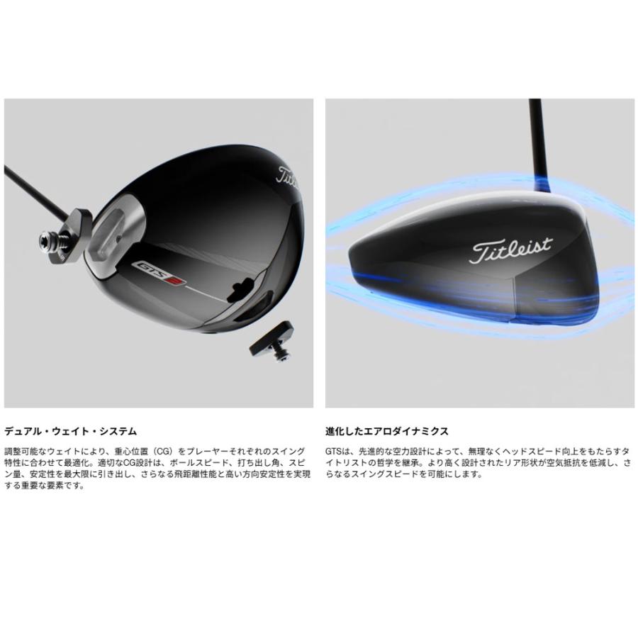 Titleist（タイトリスト） GTS2 ドライバー MCA Tensei 1K シャフト