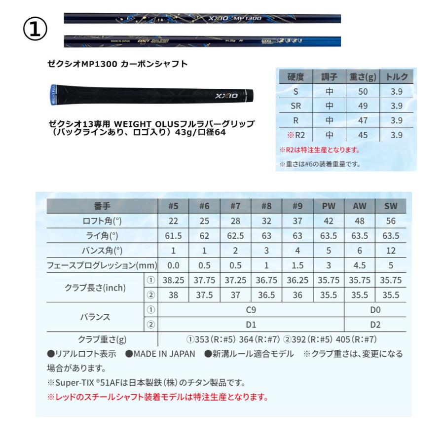 XXIO ダンロップ ゴルフ ゼクシオ13 ネイビー アイアンセット 5本組(6