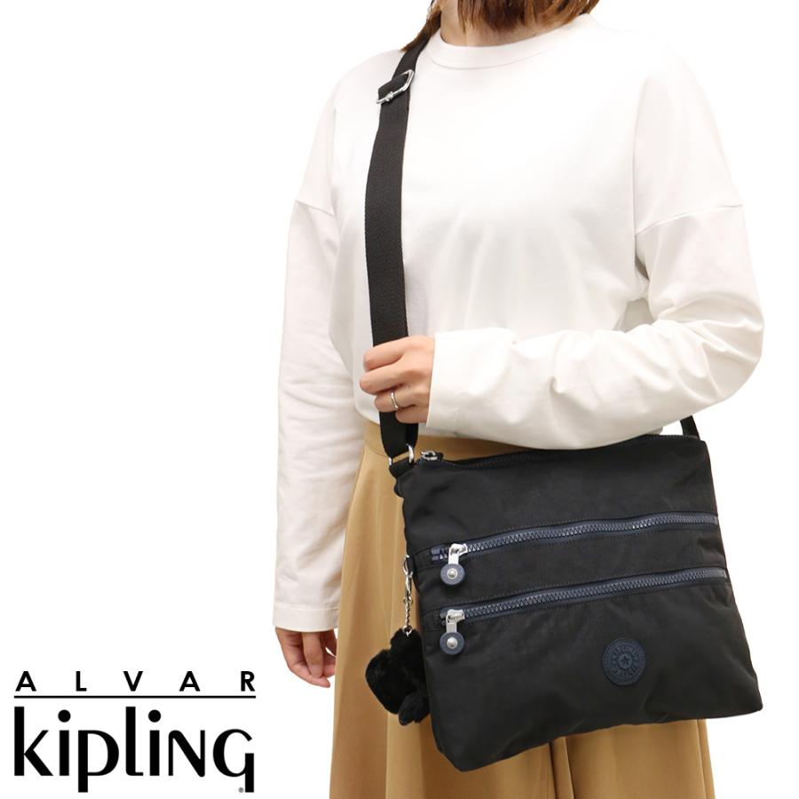 Kipling キプリング ALVER アルバー ショルダーバッグ ブラック/ブルー K133350NO kipling（キプリング） ALVER アルバー ショルダーバッグ ブラック
