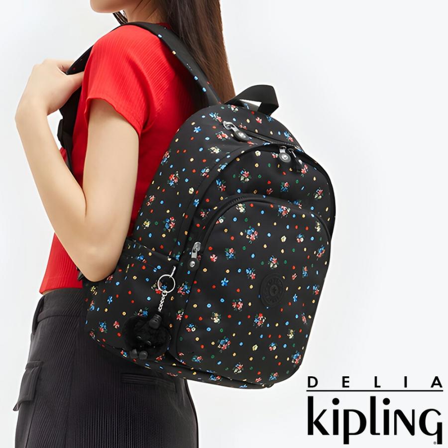 キプリング Keith Haring コラボ DELIA リュック 限定 kipling（キプリング） DELIA デリア A4サイズ バックパック KI4528