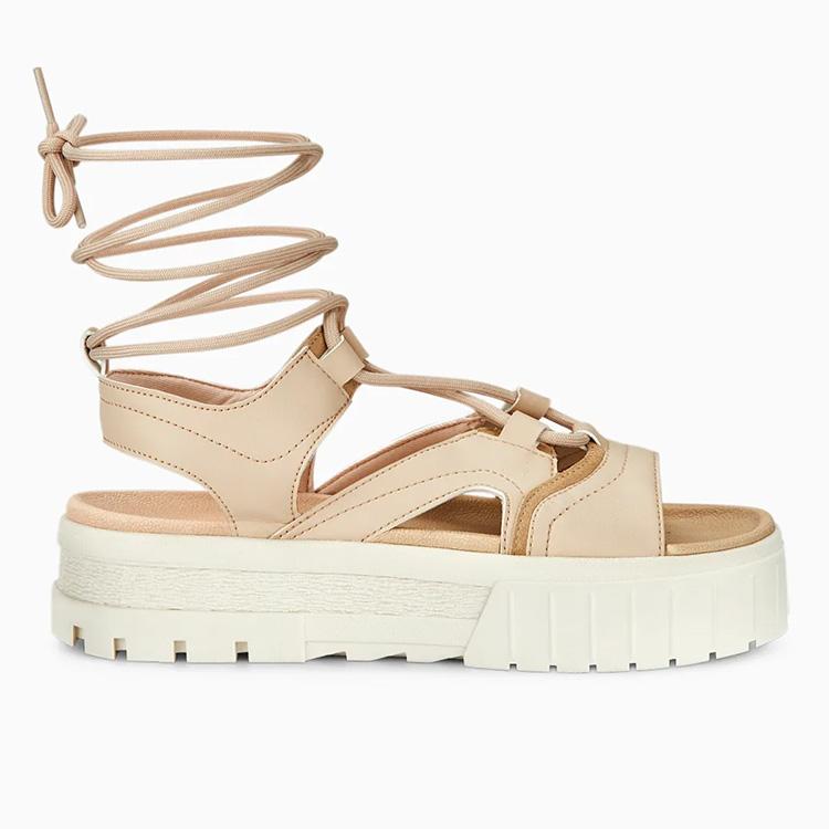 プーマ サンダル PUMA MAYZE SANDAL LACE WNS メイズ サンダル レース グラノーラ レディース サンダル 388950-01｜golkin｜04