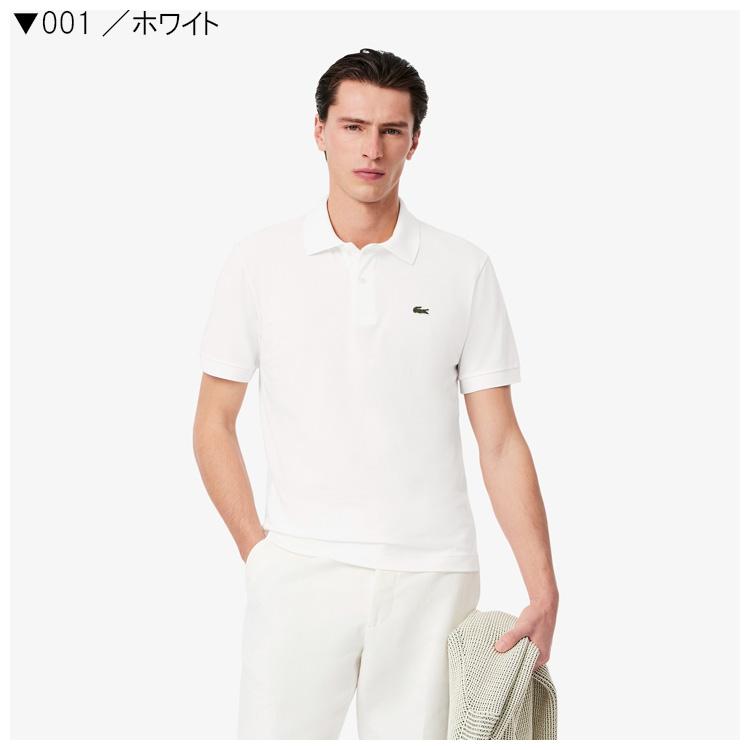 LACOSTE ホワイトポロシャツ L1312AL-001 LACOSTE ホワイトポロシャツ L1312AL-001 LACOSTE ホワイト