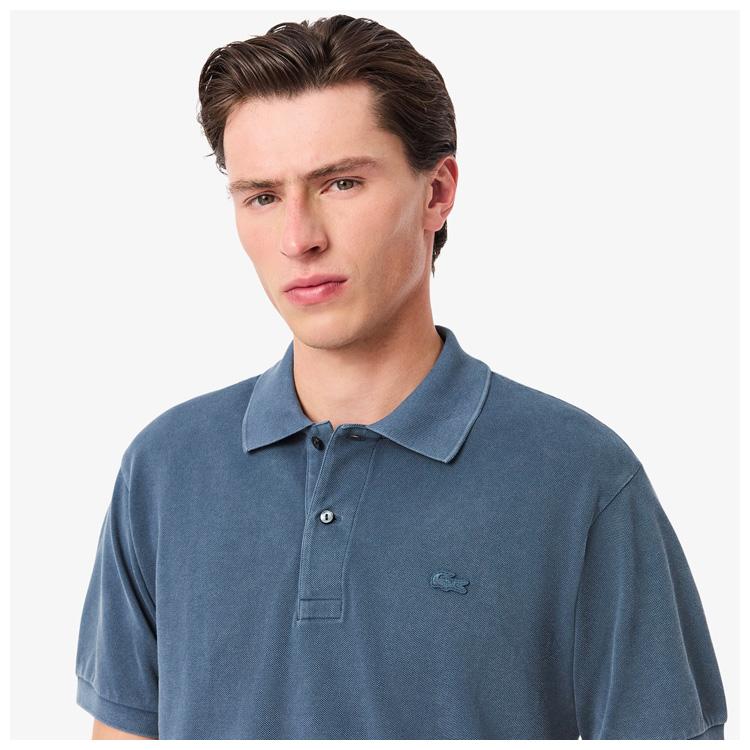 LACOSTE（ラコステ） メンズ L.12.12 ポロシャツ ウォッシュエフェクト