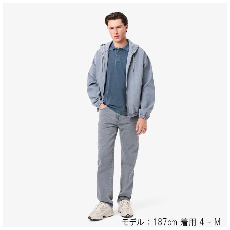 ラコステ　メンズポロシャツ LACOSTE ラコステ メンズ ポロシャツ 80周年 シルバーワニ М