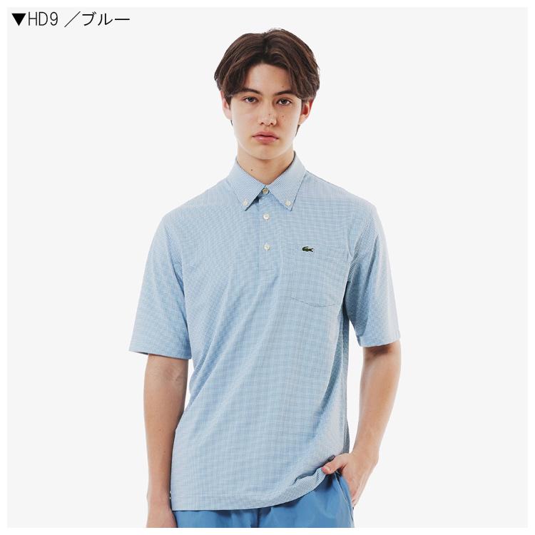 LACOSTE（ラコステ） メンズ マイクロチェックポロシャツ PH6364-99