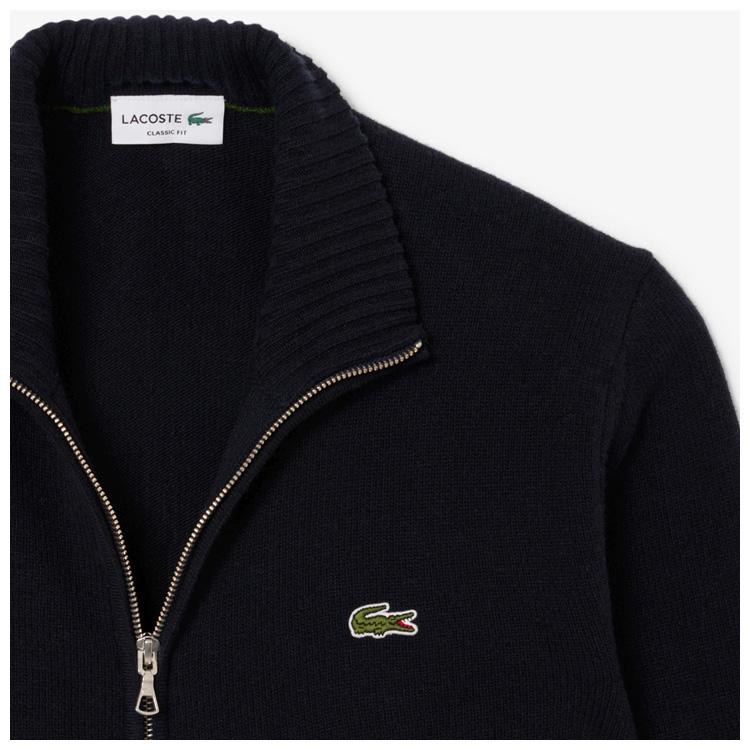LACOSTE（ラコステ） メンズ ハイネックフルジップニットセーター 