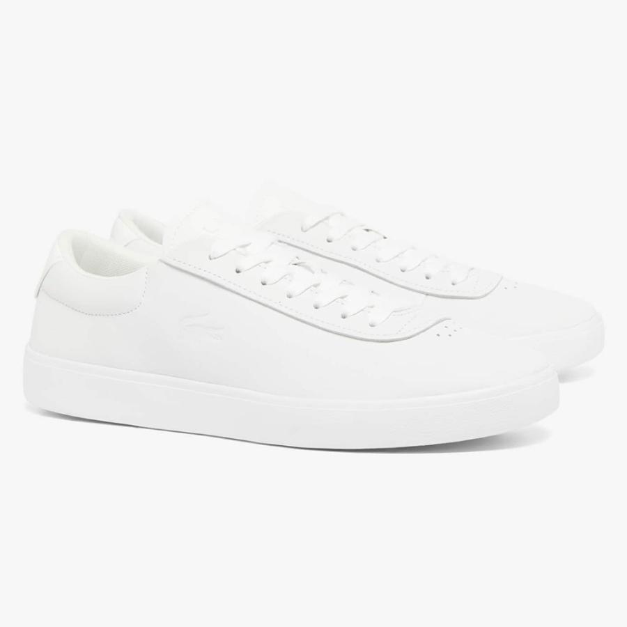 【新品未使用】LACOSTEメンズスニーカー LACOSTE ラコステ メンズ レザー スニーカー POWERCOURT TRI 1