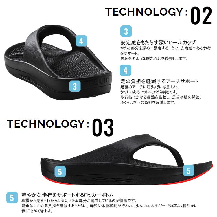 【残り1点！最終処分】テリック リカバリーサンダル TELIC FLIPFLOP フリップフロップ キャメル レディースサンダル｜golkin｜04