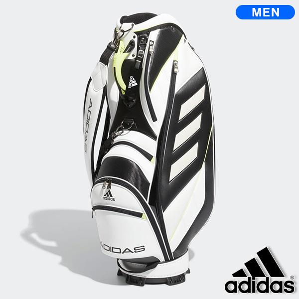 adidas アディダスゴルフ ゴルフキャディバック DI849 ホワイトブラックパルスライム 買取価格比較