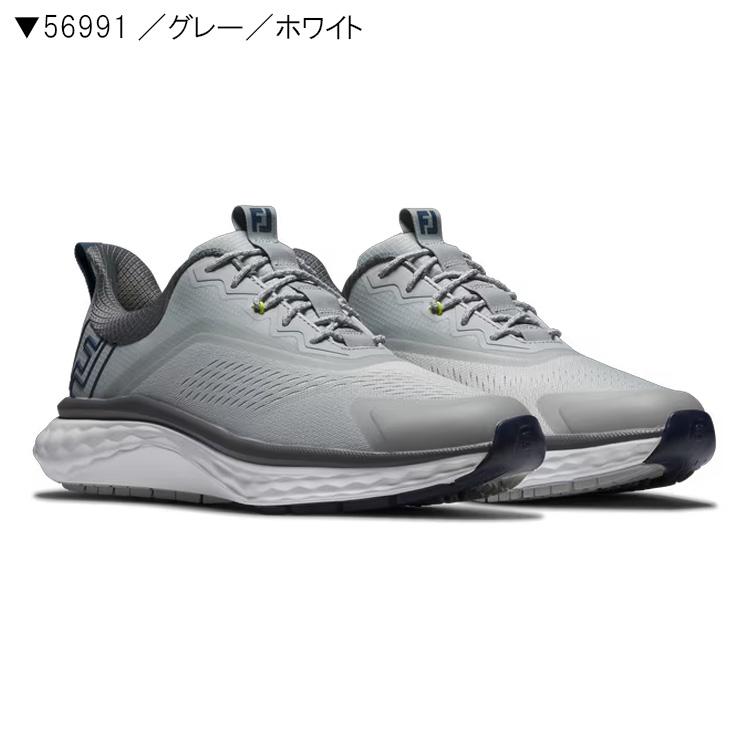 FootJoy ゴルフシューズ グレー/ライム FootJoy フットジョイ ゴルフシューズ FJ QUANTUM Laced