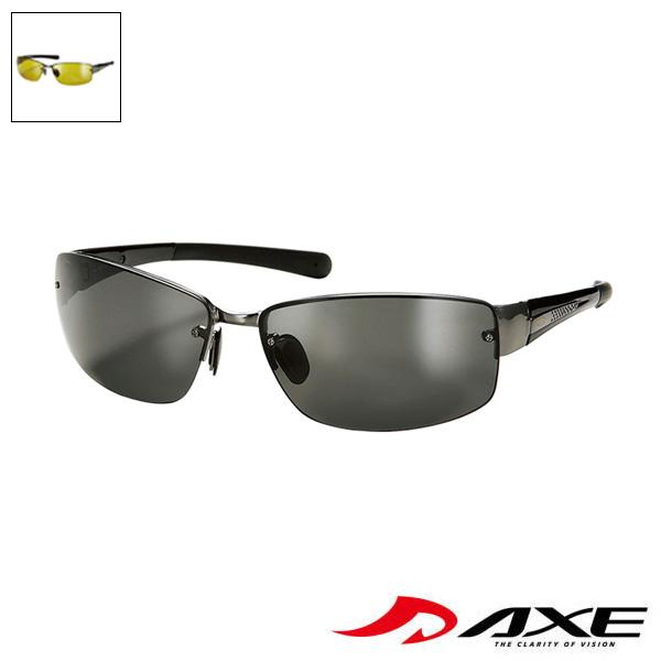 AXE（アックス） サングラス 偏光レンズ 曇りや雨でも明るく見える