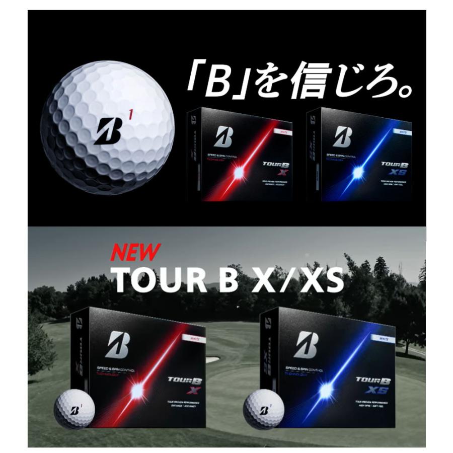 ブリヂストン ゴルフ TOUR B X／XS シリーズ ボール 1ダース [12球入り