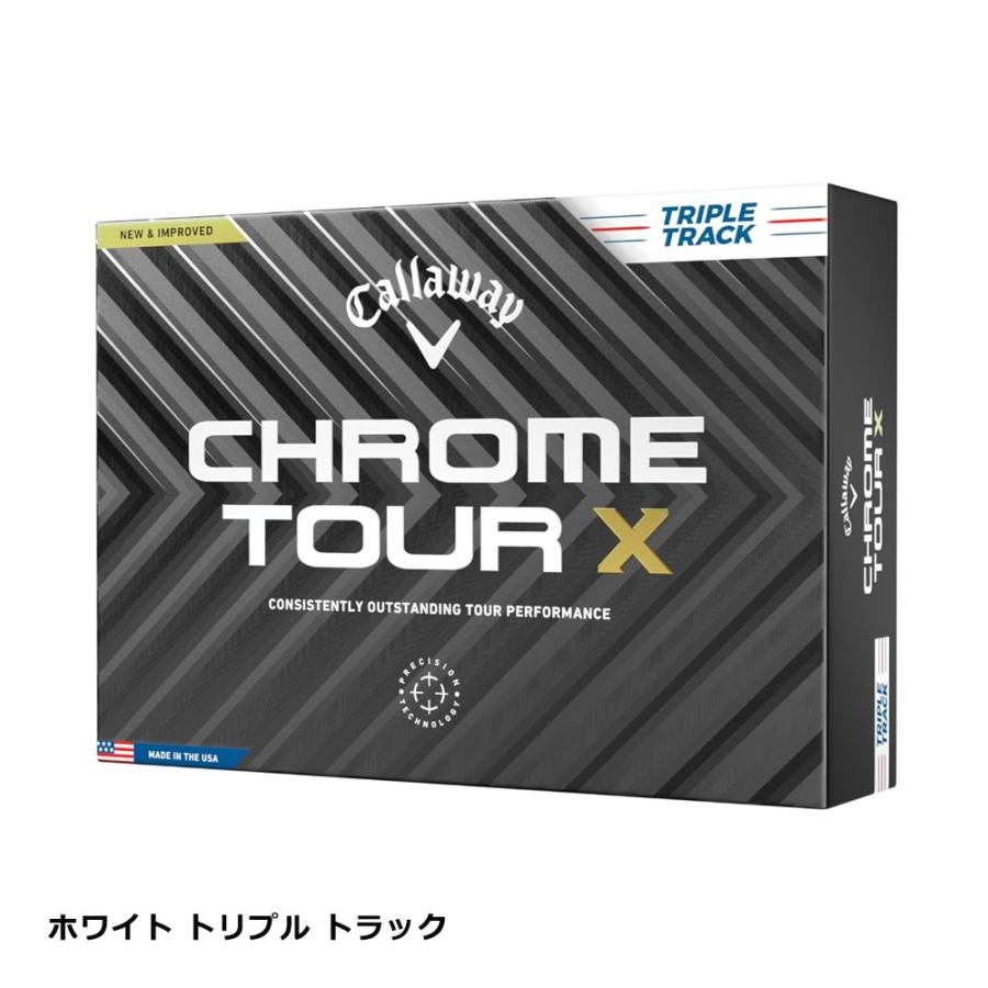 まとめ買い】キャロウェイ(Callaway) ゴルフボール CHROME TOUR X 2024