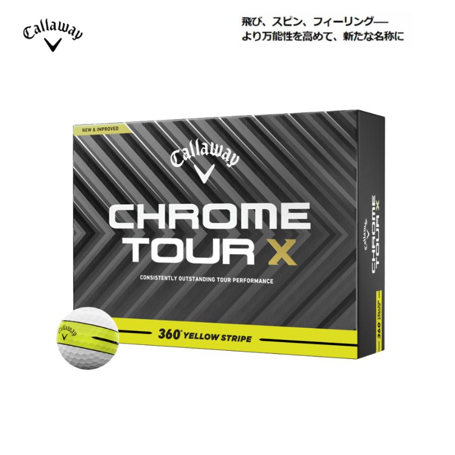 キャロウェイ (Callaway) ゴルフ ボール クロムツアーエックス