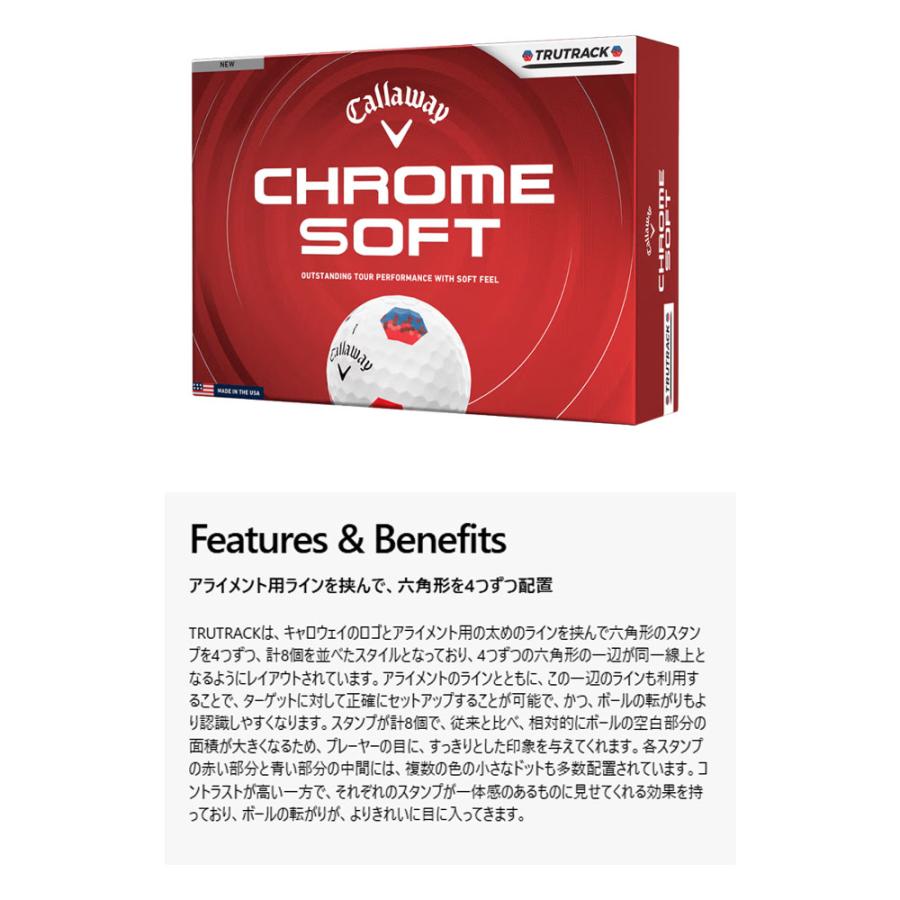 Callaway（キャロウェイ） ゴルフボール CHROME SOFT 26 1ダース(12個