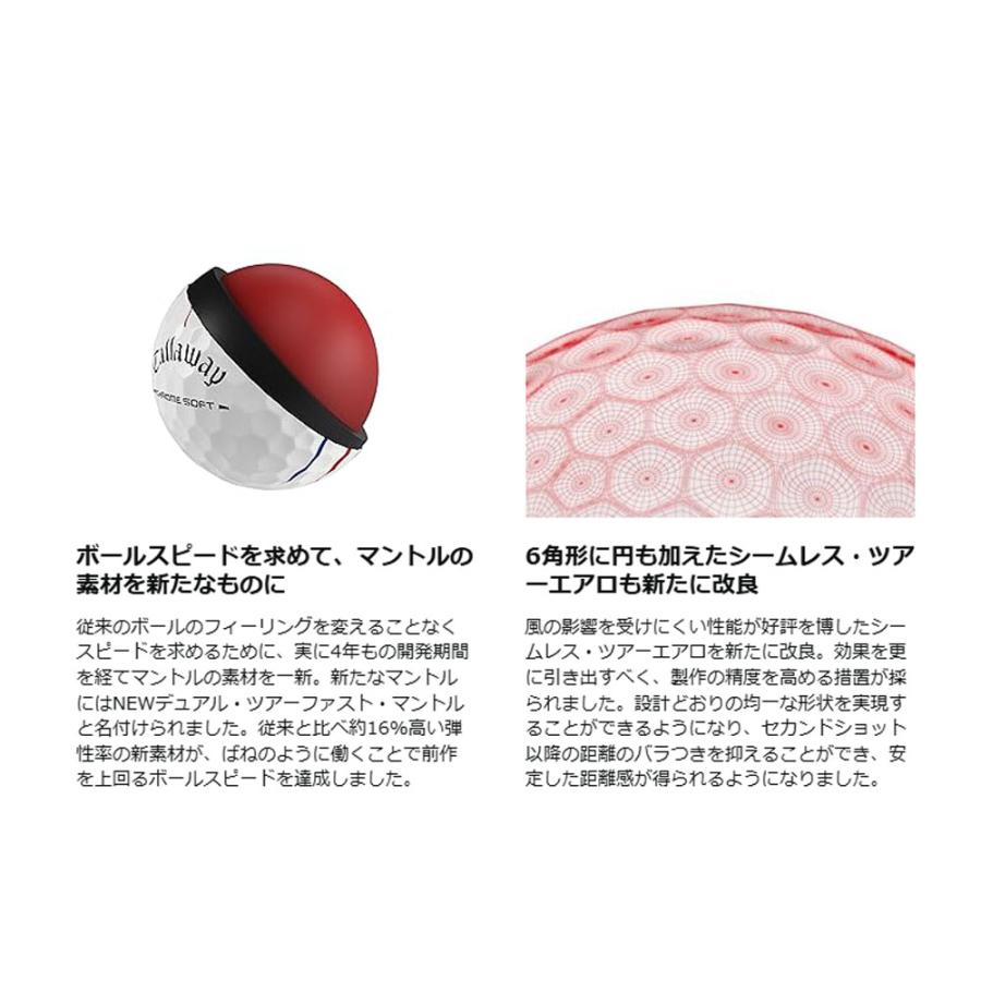 Callaway（キャロウェイ） ゴルフボール CHROME SOFT 26 1ダース(12個
