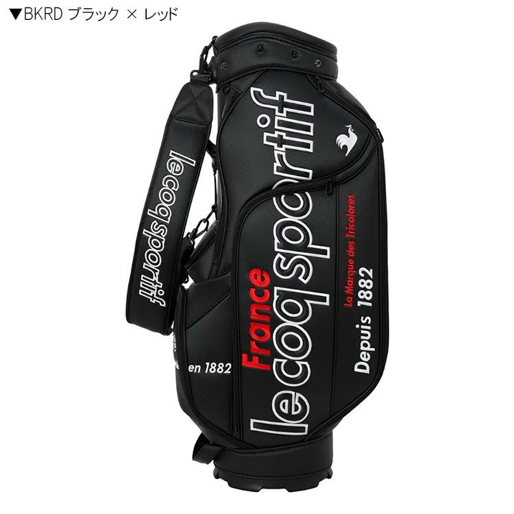 ルコックス・キャディバッグ 9.5型 6分割 47インチ LG4FCB02M le coq sportif GOLF（ルコックスポルティフ ゴルフ） ルコックゴルフ