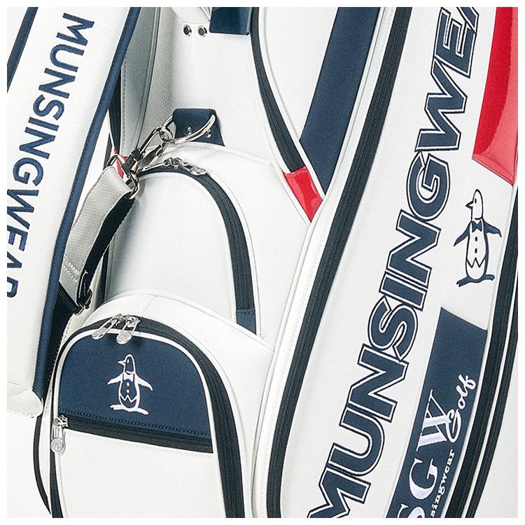 Munsingwear マンシング 9.5型 ビッグロゴキャディバッグ メンズ