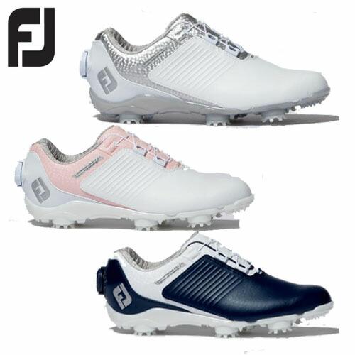 【吉松】FootJoy ゴルフシューズ ドライジョイズ ホワイト/シルバー FootJoy（フットジョイ） FJ ドライジョイズ for ウィメンズ ボア