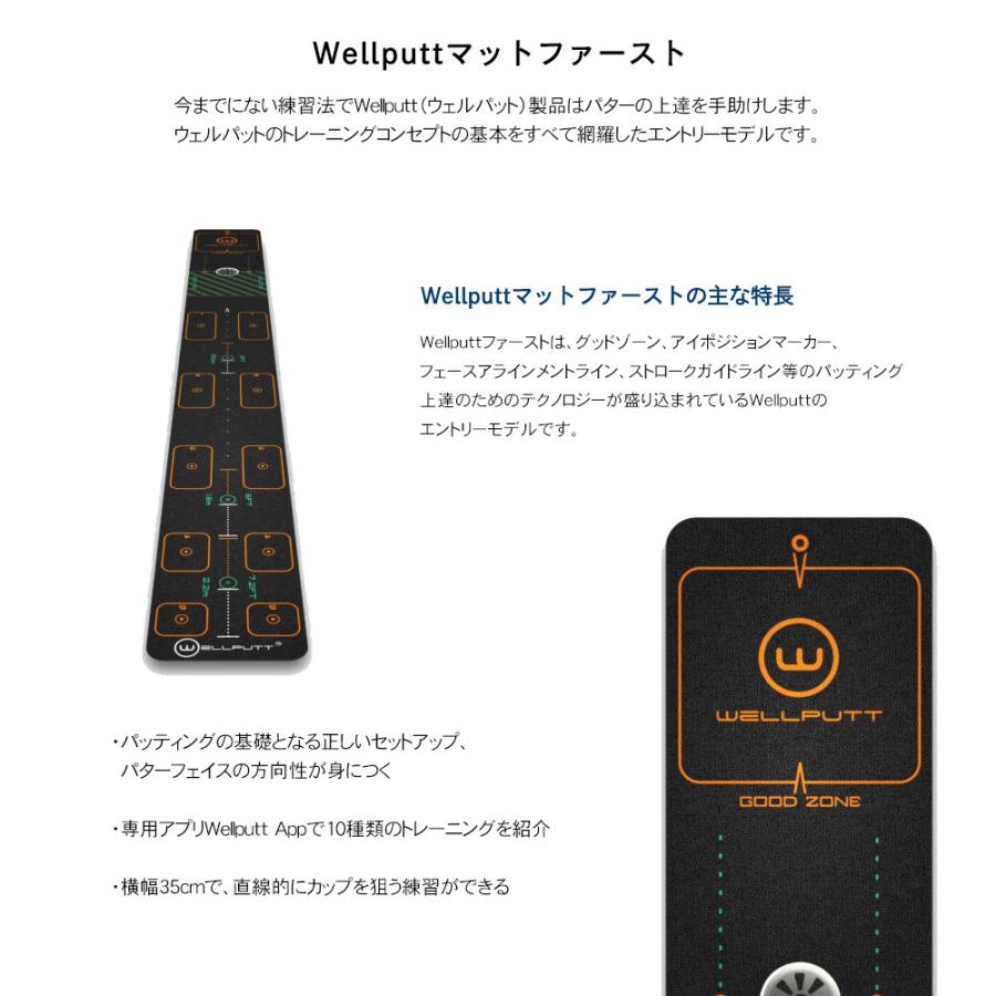 WELLPUTT (ウェルパット) ゴルフパターマット マットファースト