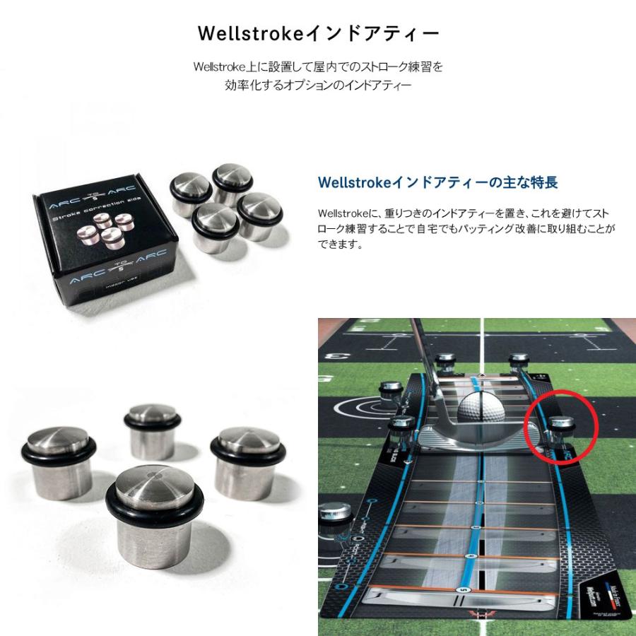 【再出品&最終価格】ウェルストローク15度&インドアティー4個セット Wellstroke（ウェルストローク）インドアティー4個入り/ウェル