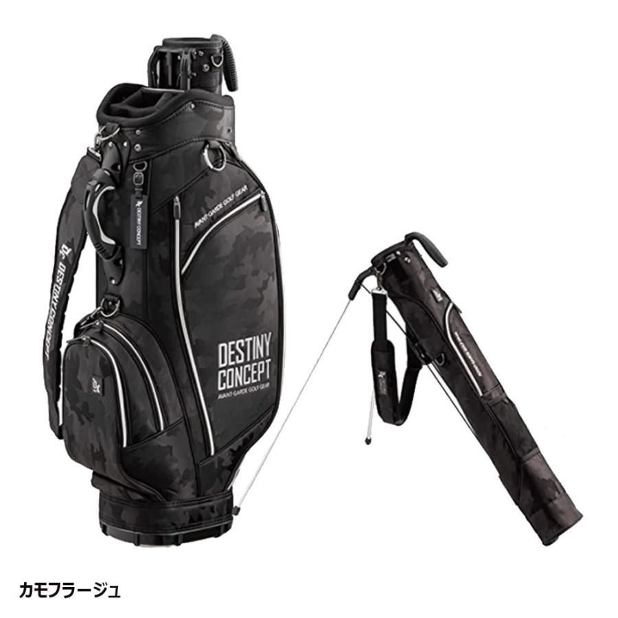 DESTINY CONCEPT キャディバッグ ブラック/カモフラージュ ディスティニーコンセプト DESTINY CONCEPT デュアル キャディバッグ