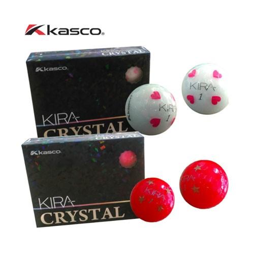 キャスコ キラ クリスタル ゴルフボール レディス ゴルフボール Kira Crystal ホワイトハート レッドスター 1ダース 12球入り Golkin Paypayモール店 通販 Paypayモール