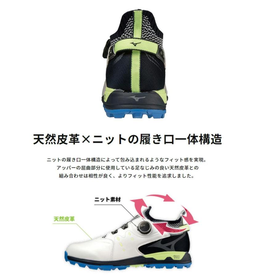 ミズノ ゴルフ ウェーブ ハザード プロ ボア メンズ ゴルフ シューズ