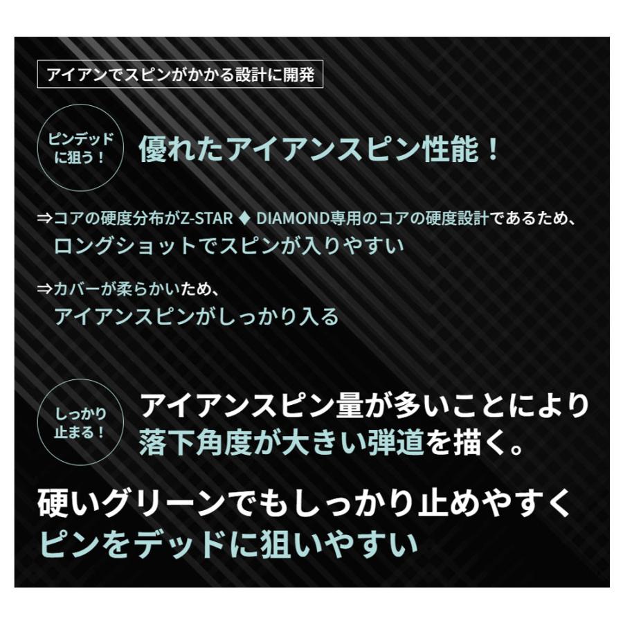 【まとめ買い】 ダンロップ スリクソン Z-STAR ダイヤモンド ゴルフ ボール 2ダース [24球] 2025年モデル 9代目 日本正規品_6