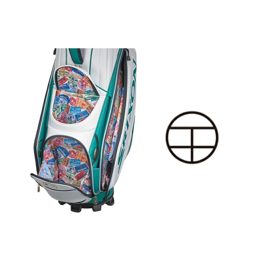 K428 SRIXON スリクソンGGC-S128G キャディバック SRIXON 【数量限定品】 2026年 メジャーコレクション DUNLOP
