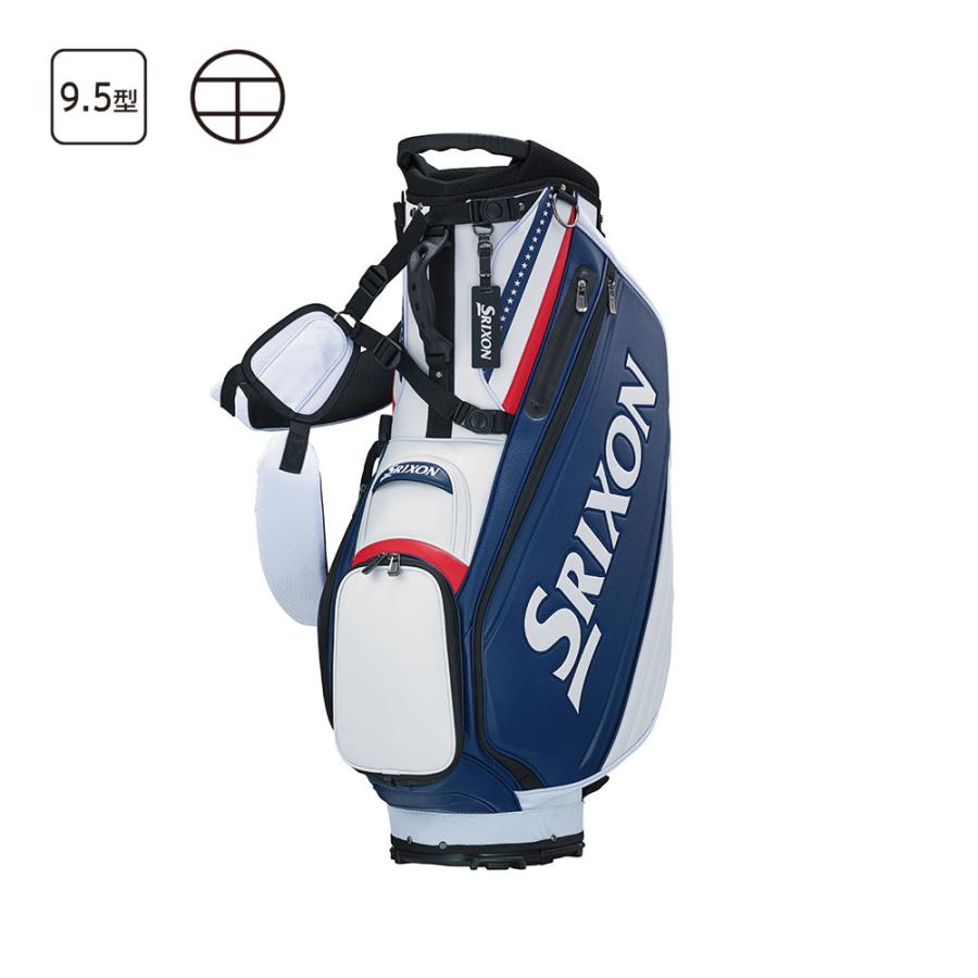 Srixon キャディバッグ ホワイト/ブルー　スリクソン SRIXON 【数量限定品】 2026年 メジャーコレクション DUNLOP