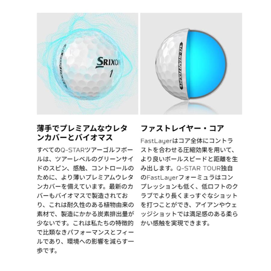 SRIXON (USモデル) ダンロップ スリクソン Q-STAR TOUR ゴルフ ボール