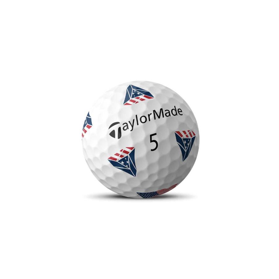 USモデル】 テーラーメイド New TP5 Pix USA ロゴ ゴルフボール 1 