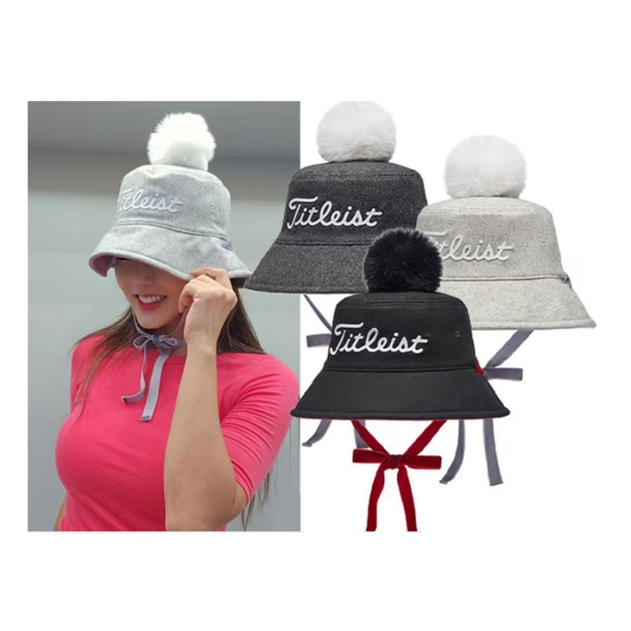 Titleist タイトリスト ウィメンズ ポンポン バケットハット Titleist タイトリスト ウィメンズ ポンポン バケットハット