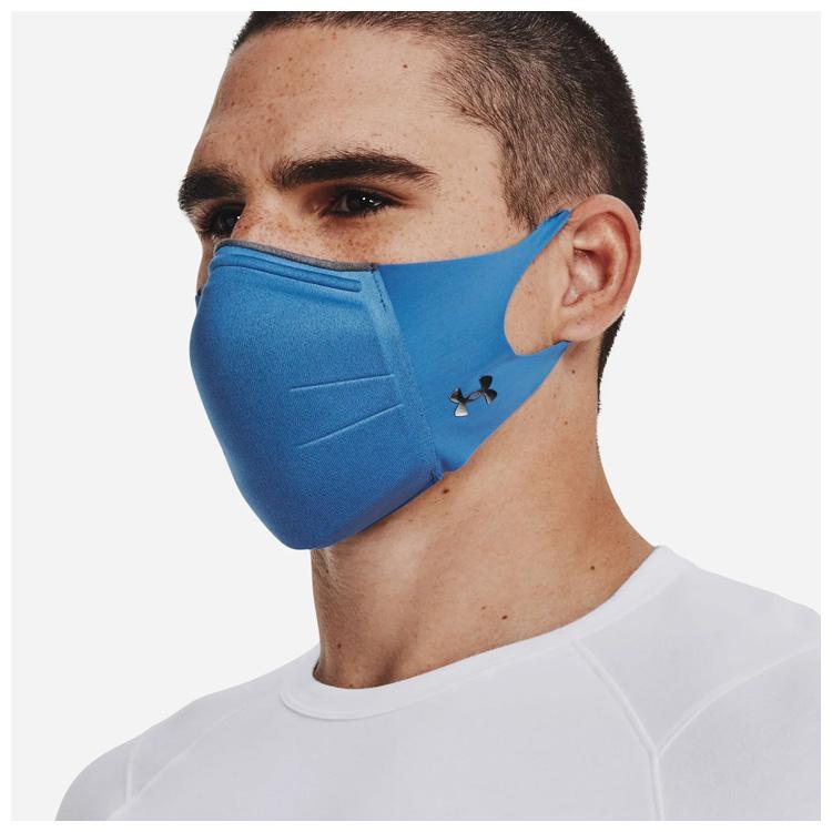 UNDER ARMOUR アンダーアーマー UA SPORTS MASK UA スポーツマスク Victory Blue / Silver