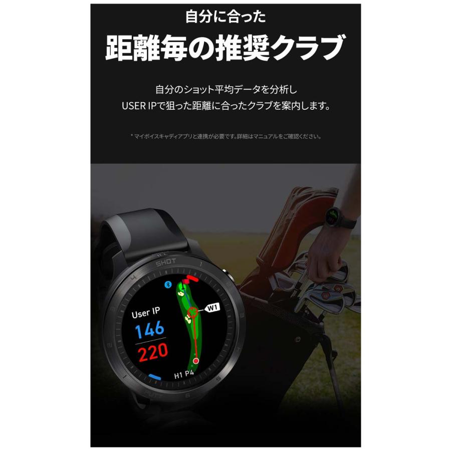 VOICE CADDIE ボイスキャディ T11PRO 腕時計型 GPS ゴルフウォッチ 距離計の画像