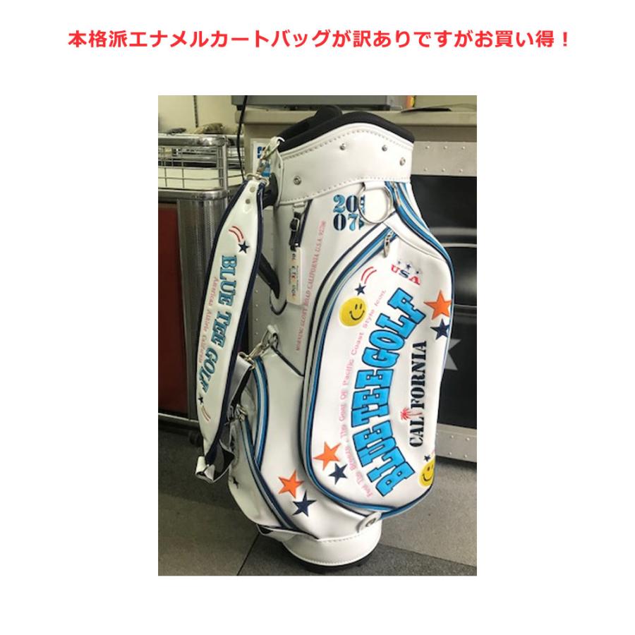【新品未使用】ブルーティーゴルフ　キャディバッグ　フードカバーなし BLUE TEE GOLF 【残り1点！最終処分】【訳あり品】【フード無し