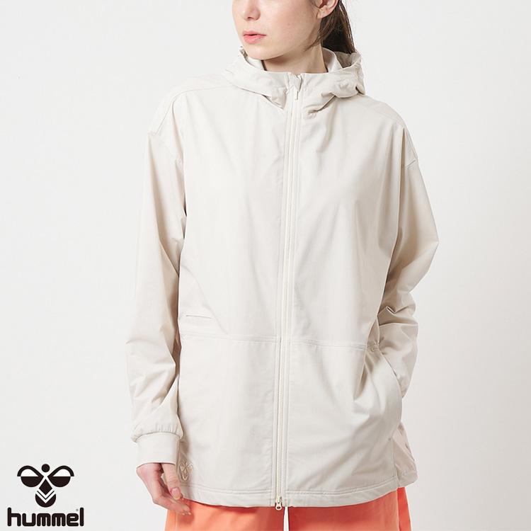 ヒュンメル　ジャケット hummel PLAY ラッシュガード フーデッドジャケット トレーニングウェア  メンズ　レディース HAP7218 14 チョーク hummel（ヒュンメル） ジャケット hummel PLAY ラッシュガード