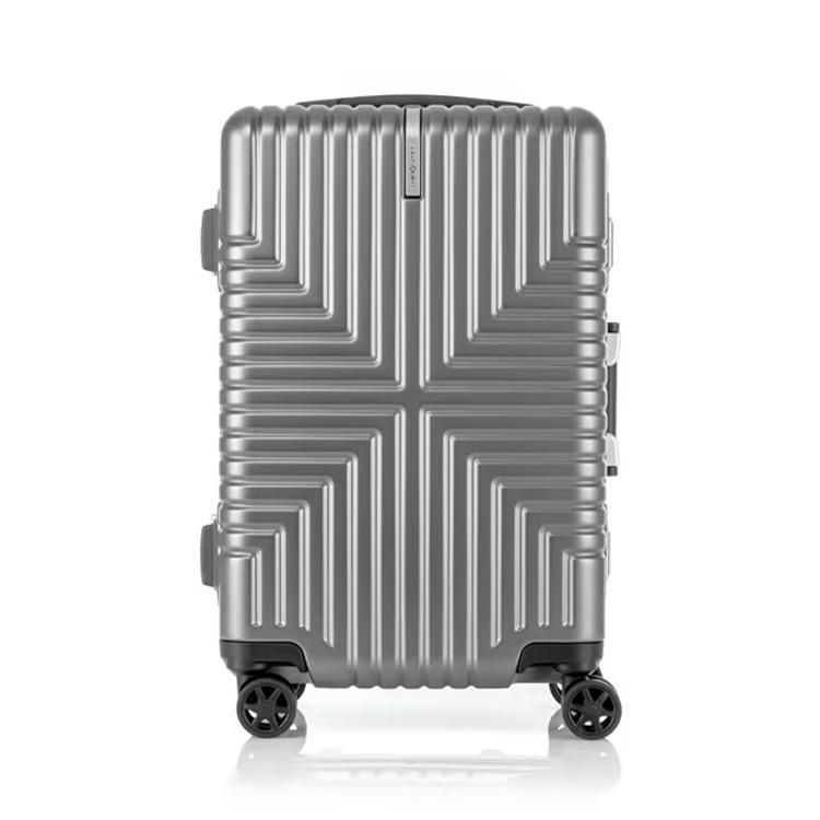 サムソナイト キャリー ケース SAMSONITE インターセクト スピナー INTERSECT SPINNER 55cm S 1〜3泊 約34L スーツケース シルバーの画像