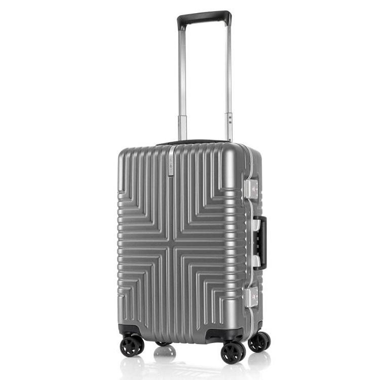 サムソナイト キャリー ケース SAMSONITE インターセクト スピナー INTERSECT SPINNER 55cm S 1〜3泊 約34L スーツケース シルバーの画像