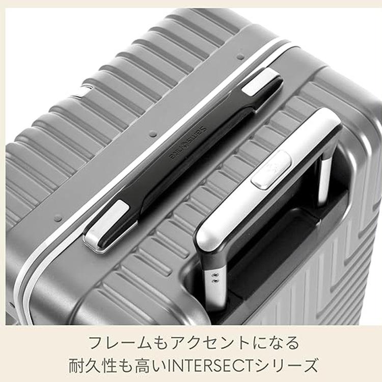 サムソナイト キャリー ケース SAMSONITE インターセクト スピナー INTERSECT SPINNER 55cm S 1〜3泊 約34L スーツケース シルバーの画像