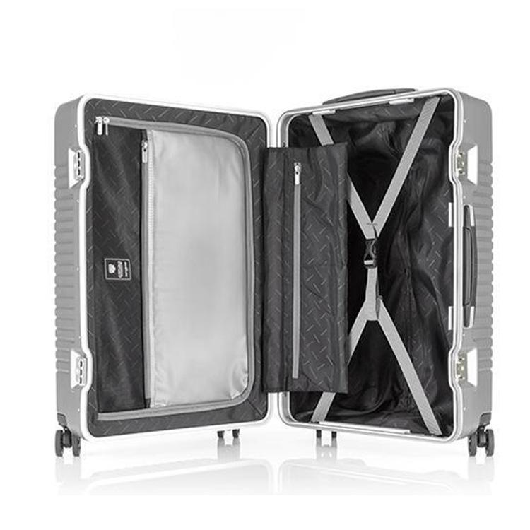 サムソナイト キャリー ケース SAMSONITE インターセクト スピナー INTERSECT SPINNER 68cm M 4〜6泊 約73L スーツケース シルバーの画像