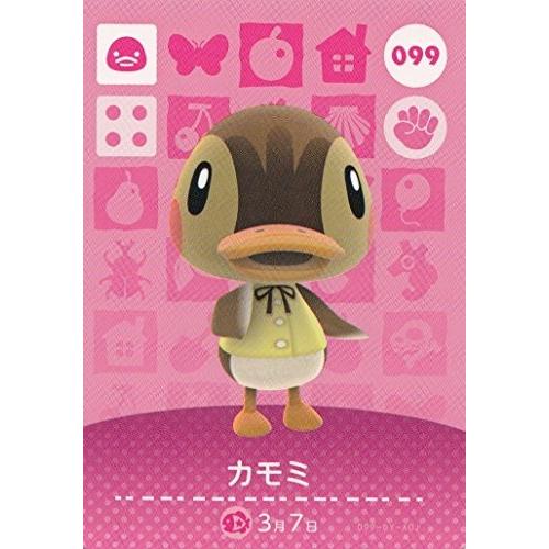どうぶつの森 amiiboカード 第1弾 【099】カモミ : ゴールデン どうぶつの森 amiiboカード 第1弾 【099】カモミ : ゴールデン