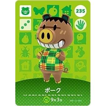 どうぶつの森 amiiboカード 第3弾 【235】 ポーク : ゴールデンホビー 