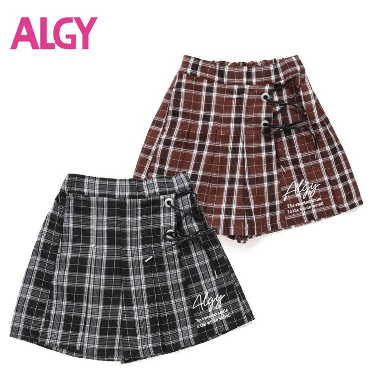 ♥︎美品♥︎ジルボーキュロット algy（アルジー） キュロット 女の子 XS S M G423041 合皮レースアップ