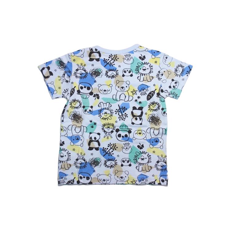 kids zoo（キッズズー） tシャツ 男の子 80cm 90cm W14812 動物総柄T 